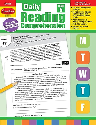 Daily Reading Comprehension, Grade 5 (Daily Reading Comprehension, Grade 5, EMC 3615)
